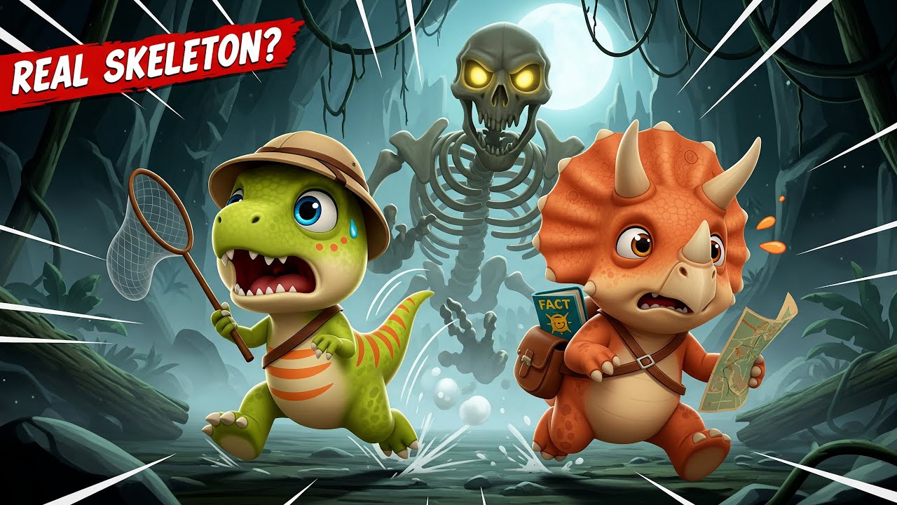 SCARY SKELETON? 💀 No! It’s a DANCE PARTY! 🎉 | Monster Hunt Song