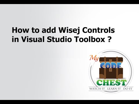 How to add wisej controls in visual studio toolbox