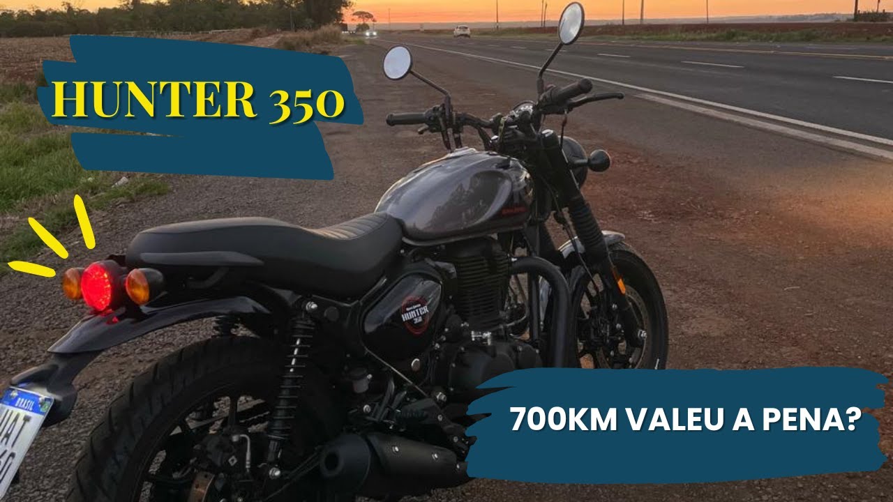 ROYAL ENFIELD HUNTER 350 VALEU A PENA? | PRIMEIROS 700KM