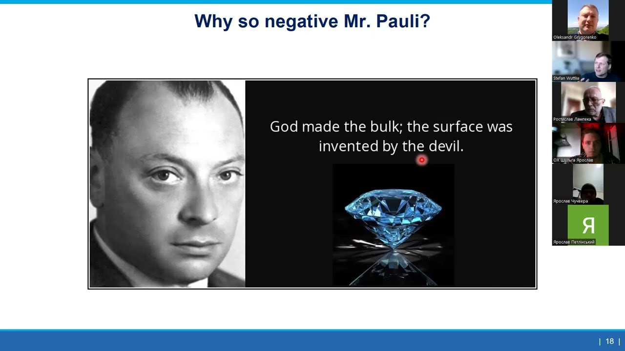Invited lecture 11 "Advanced Characterization Techniques" (Prof. Wuttke)