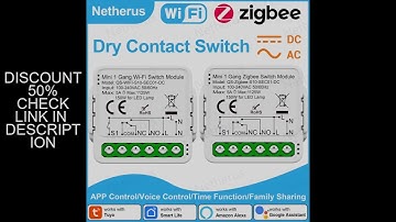 Tuya ZigBee WiFi Smart Switch Module Dry Contact DC 12/24V AC 100-240V Smart Home DIY Breaker Relay