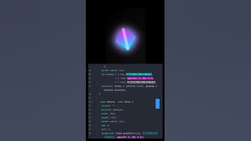 Futuristic Glowing Cube Design | Advanced CSS Effects with Neon Glow and Light Trails #shorts #css