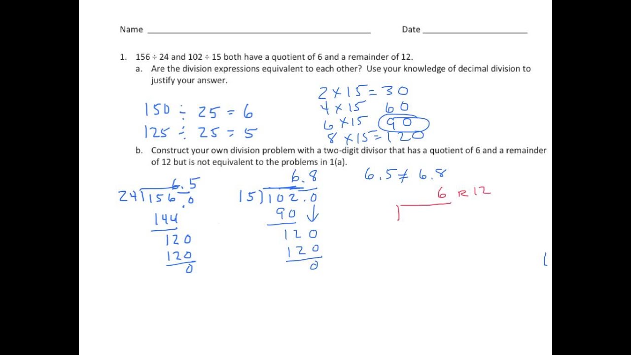 module 2 lesson 1 homework grade 5