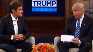 Trump Gives Medical Report To Dr. Oz