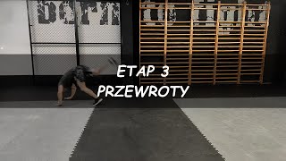 Przygotowanie do testu sprawności fizycznej. Etap 3 - przewroty.