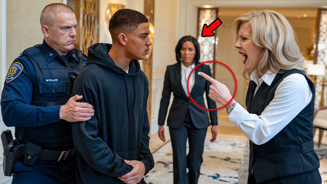 Outline Video Racist Hotel Manager Kicks Out Young Black Man, Then Freezes When His Powerful Mother Arrives