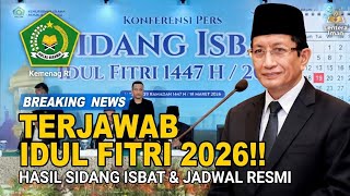 SIDANG ISBAT PENENTUAN 1 SYAWAL 1447 H! Idul Fitri 2026 Jatuh Pada Tanggal Berapa?