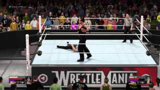 WWE 2K16 Gameplay - Undertaker (ME) vs. Terminator (CPU)