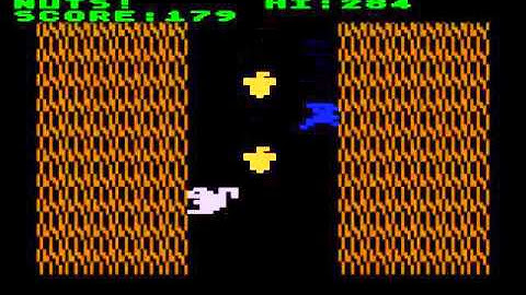 NUTS - an Atari BASIC 10-liner game contest entry.