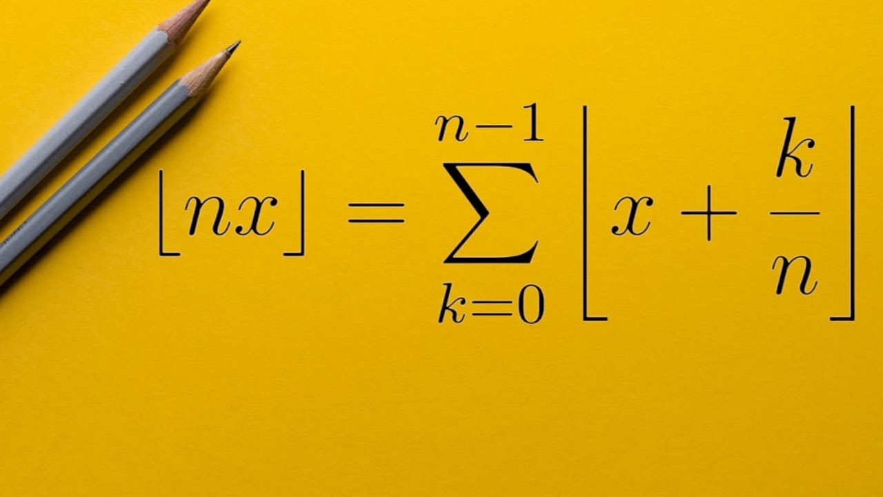 Exercice corrigé : Une somme avec des parties entières (2 méthodes)