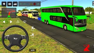 BUS SIMULATOR INDONESA || Bus🚌 Driving👮‍♂️ City euro Coach bus Simulator 🔥-Android Gameplay Bus 2024 screenshot 3