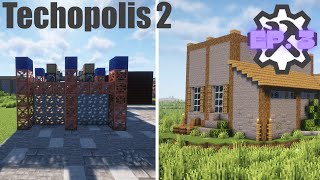 Techopolis 2 Ep. 3: Factory Expansion and Steel!