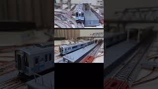 JR東日本 E127系100番台+E127系100番台霜取りパンタ搭載車 n scale 走らせた JR EAST E129-100 ＃Shorts