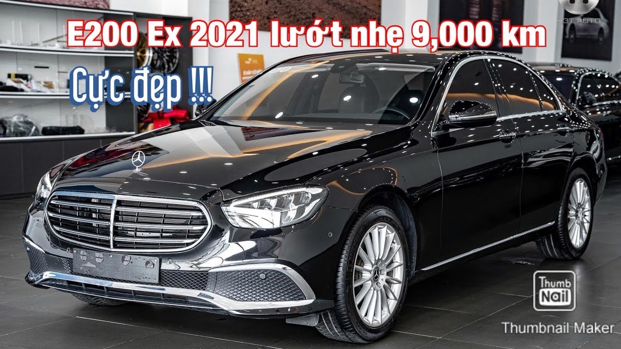 E200 Exclusive 2021 đen nâu chạy 9,000 km siêu lướt tại H3T Auto