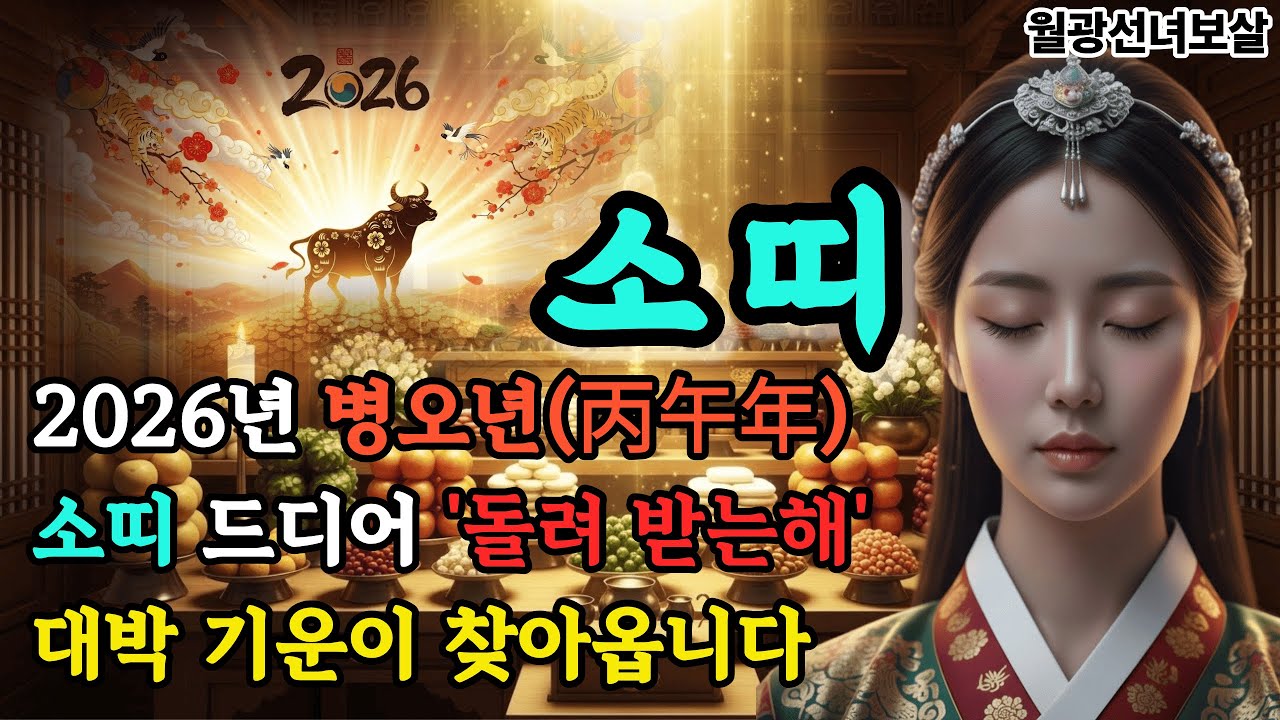 🌙 소띠 인생 역전! 