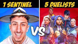 I played Sentinel against 5 Duelists
