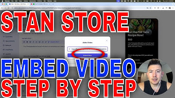 ✅  How To Embed Video Into Stan Store Page🔴