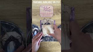 Dark Academia Bookcase Folio | KILA Create Printables #journalprintable #junkjournalprintables #diy