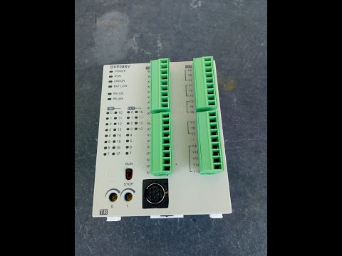 DELTA PLC SINGLE BUTTON PUSH TO ON,PUSH TO OFF PROGRAMING