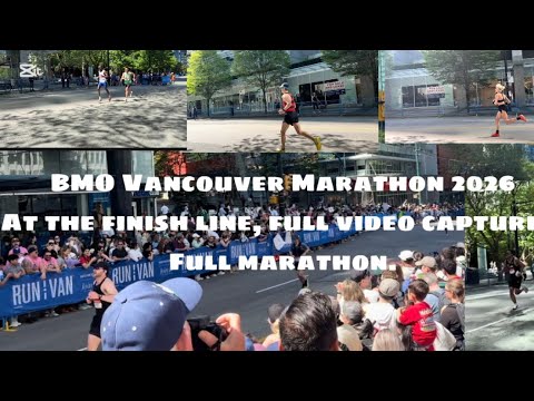 BMO Vancouver Marathon/ at the finish line full marathon 5/3/2026