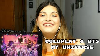 REACCIÓN: MY UNIVERSE - COLDPLAY &BTS(audio) | Cristina Black & White