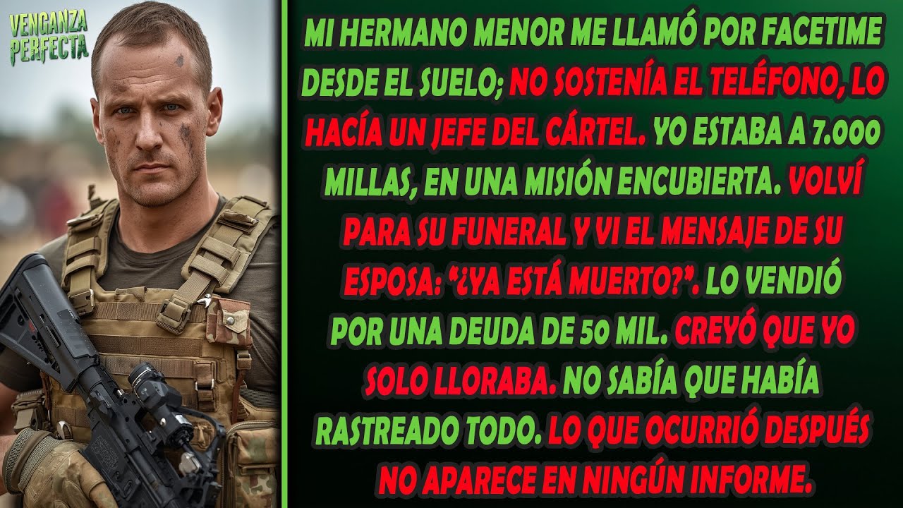 Era de los Black Ops. El cártel decapitó a mi hermano en vivo: lancé misiles Hellfire en su rancho.