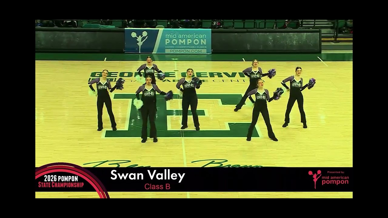 Swan Valley Varsity Pompon State Championship 2026 - YouTube