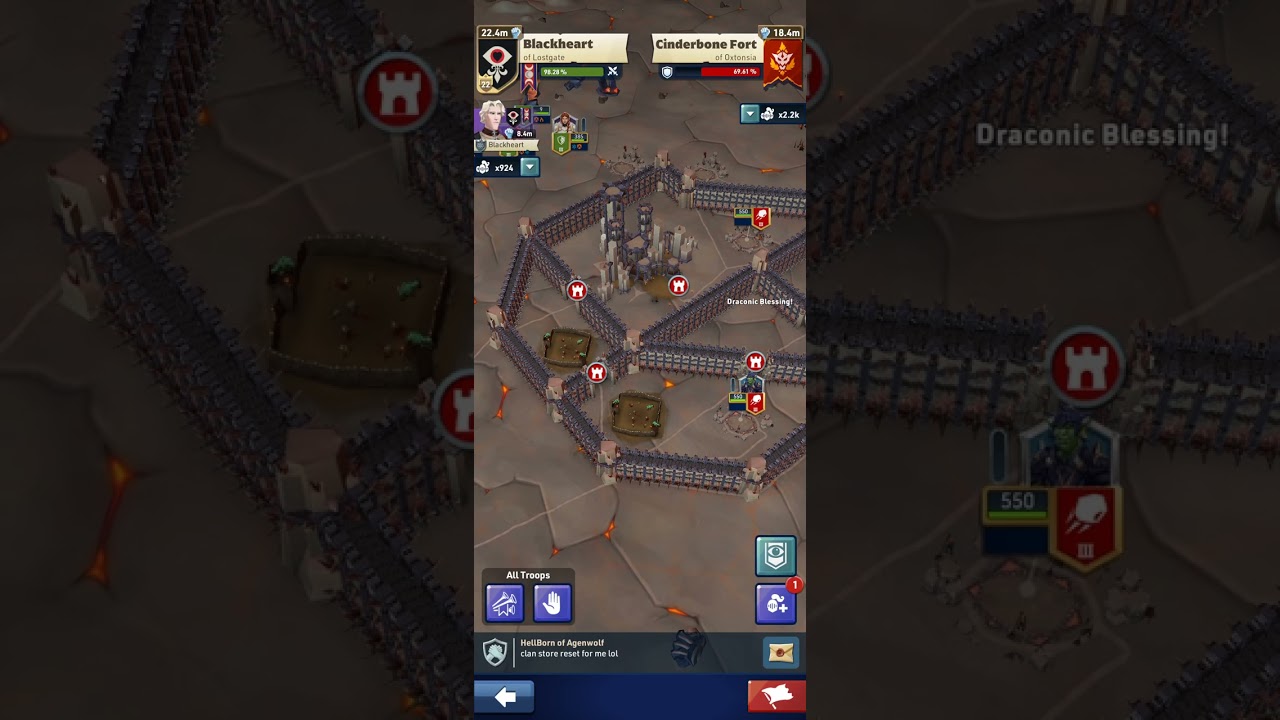 lv 28 cinder forts made easy (KINGDOM MAKER)