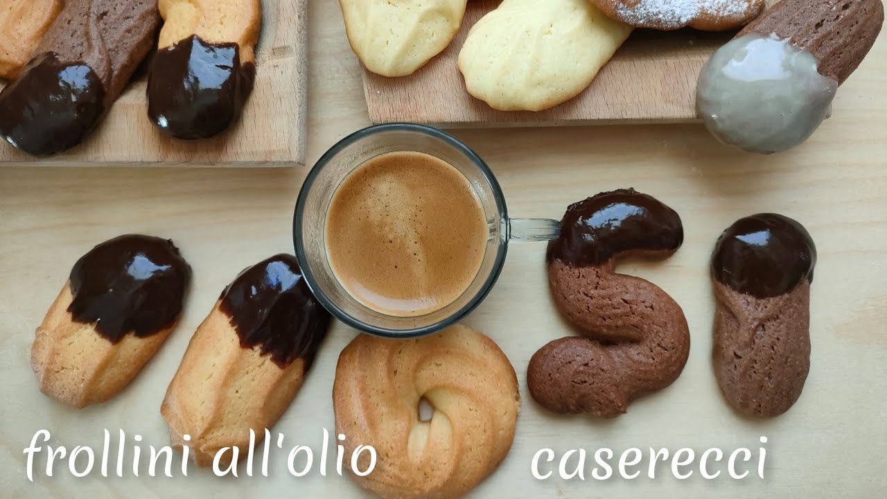 BISCOTTI DI FROLLA MONTATA ALL'OLIO FACILISSIMI