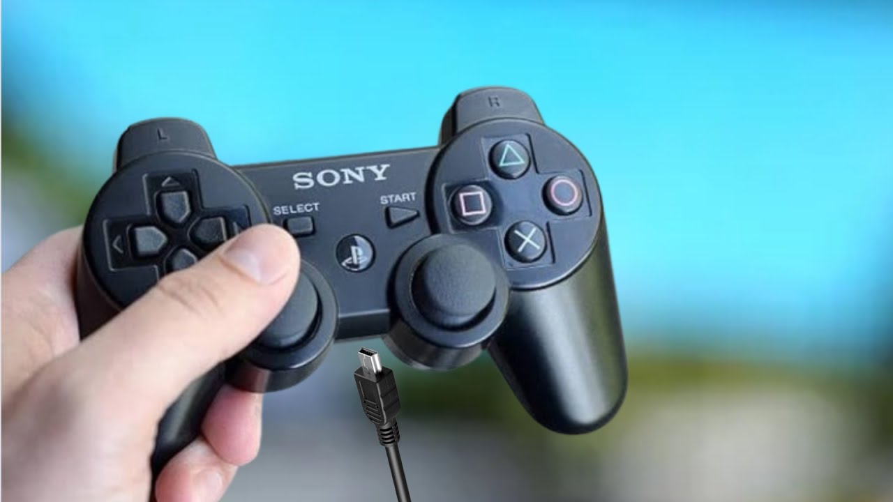 Manette PS3 Sans Fil Vibrante + Cable de recharge de 3M