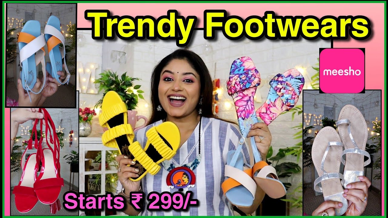 Meesho Footwear Haul Starts ₹ 299/ Flats, Block heel, Heels & Jutti