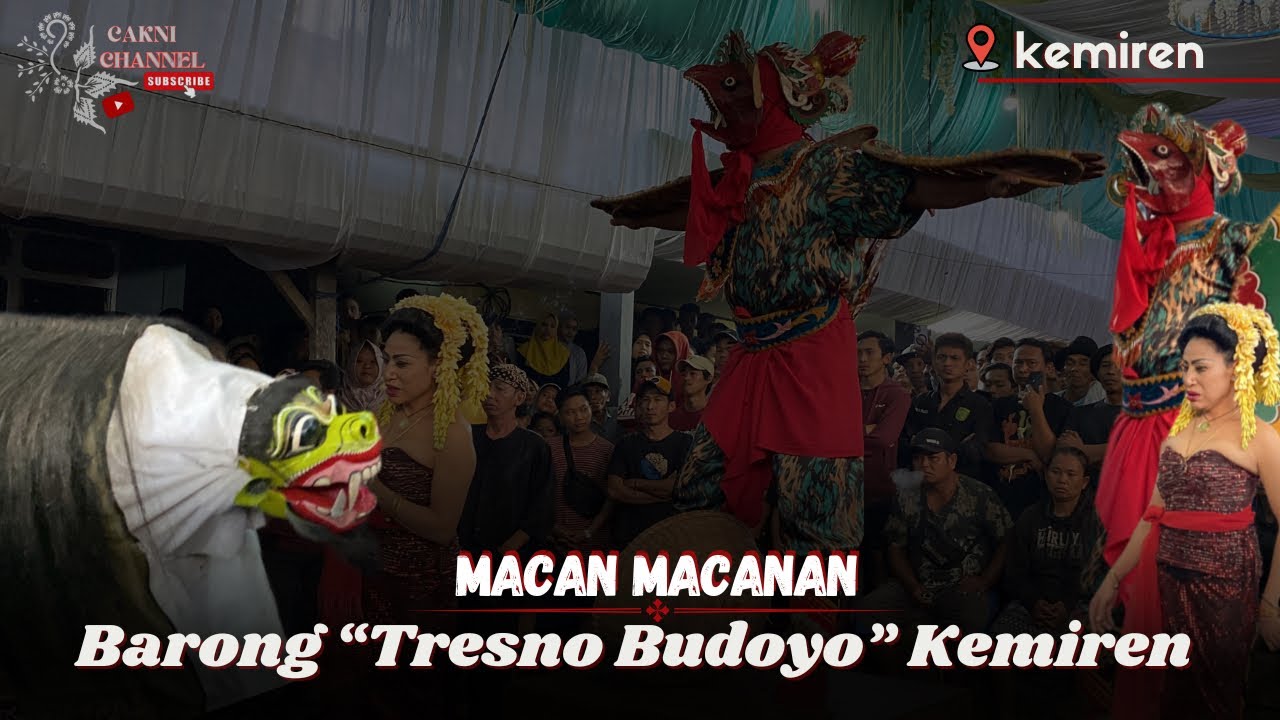 Macan Pusat‼️ Barong Tresno Budoyo Kemiren ||Live Kemiren||