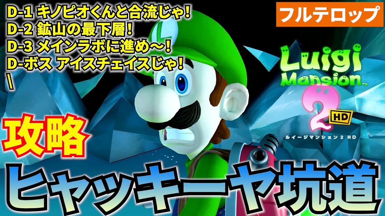 地下2階の秘密 ルイマン2HD】ヒャッキーヤ坑道攻略！D-1～ボスまで フルテロップ