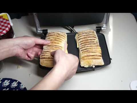 Cheese Ham Panini - Breville VST025 Sandwich & Panini Press