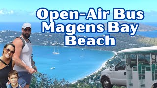 WOW this was Amazing! OpenAir Ride to Magens Bay Beach ~ St. Thomas US Virgin Islands