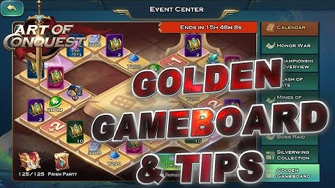 Art of Conquest - Golden Gameboard & Tips