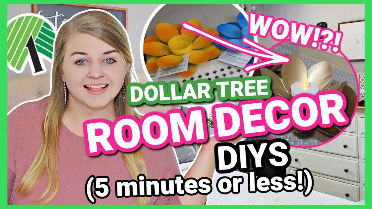HIGH END Dollar Tree DIY Room Decor Ideas to try for your BEDROOM