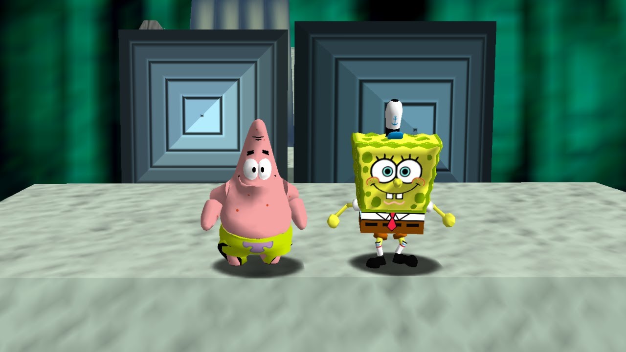 SpongeBob and Patrick in Kaizo Mario 64 - YouTube