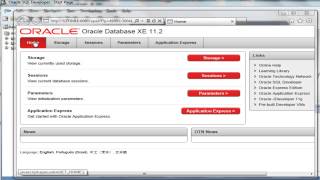 Oracle XE guide install and configure