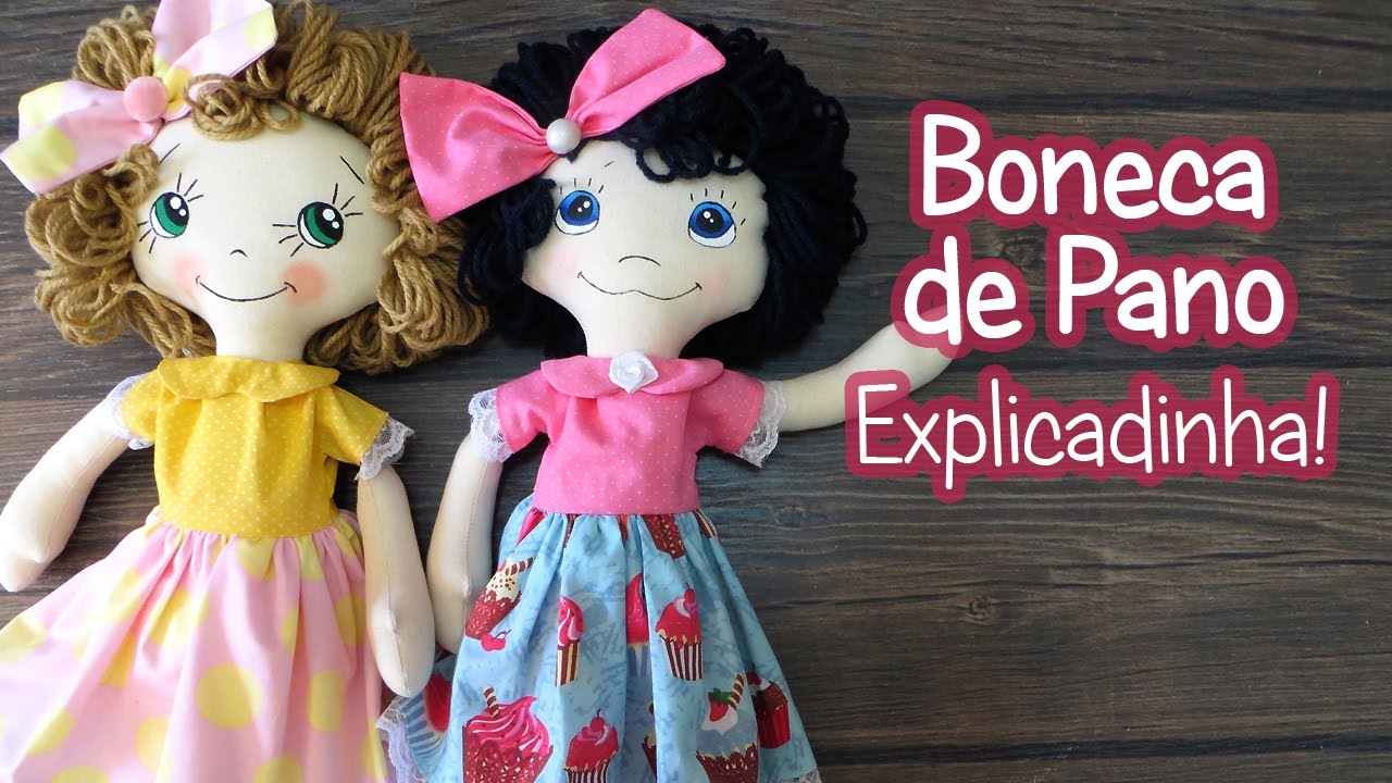Boneca de Pano - Explicadinha! #bonecaexplicadinha #chrysaltran