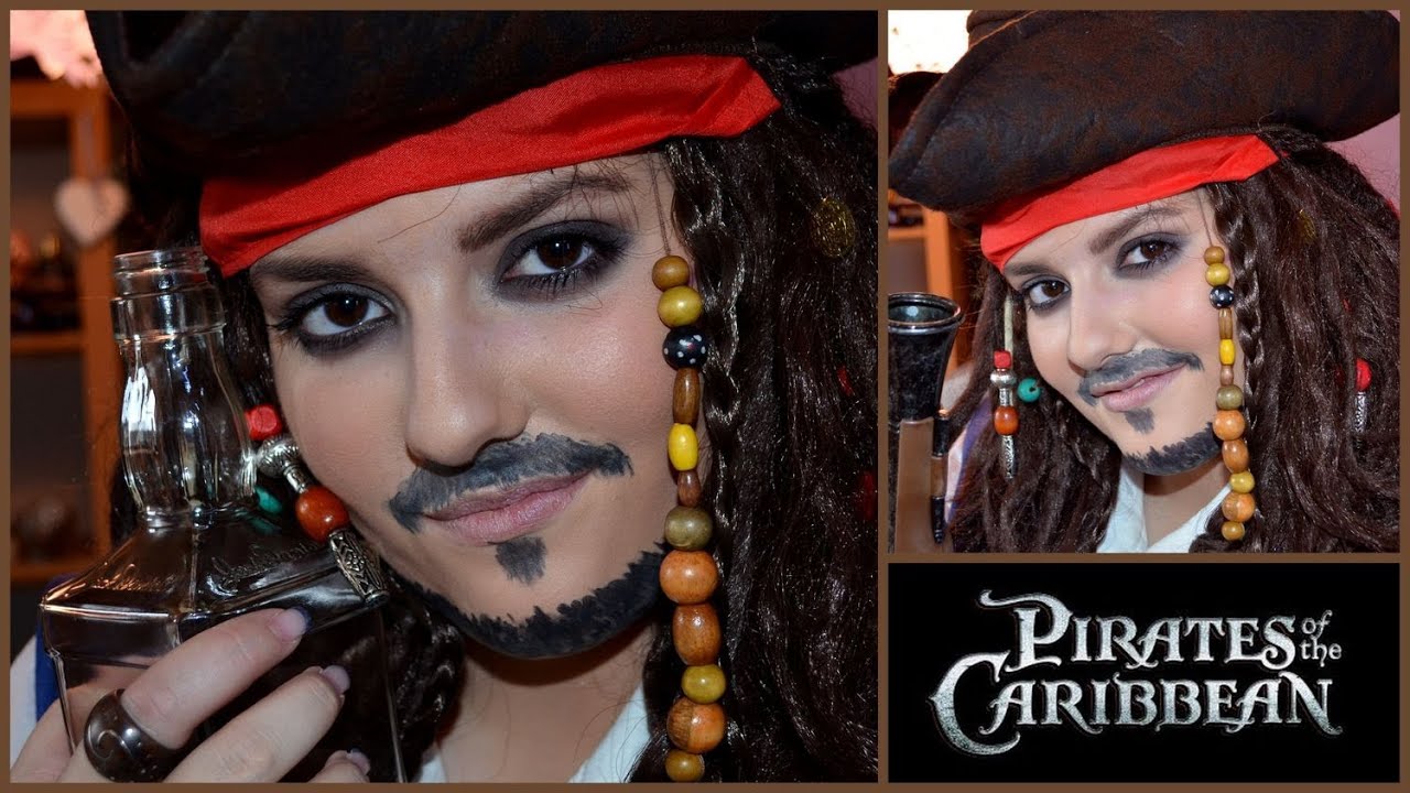 Karneval Lookbook 1 Captian Jack Sparrow Tutorial MakeUp DIY