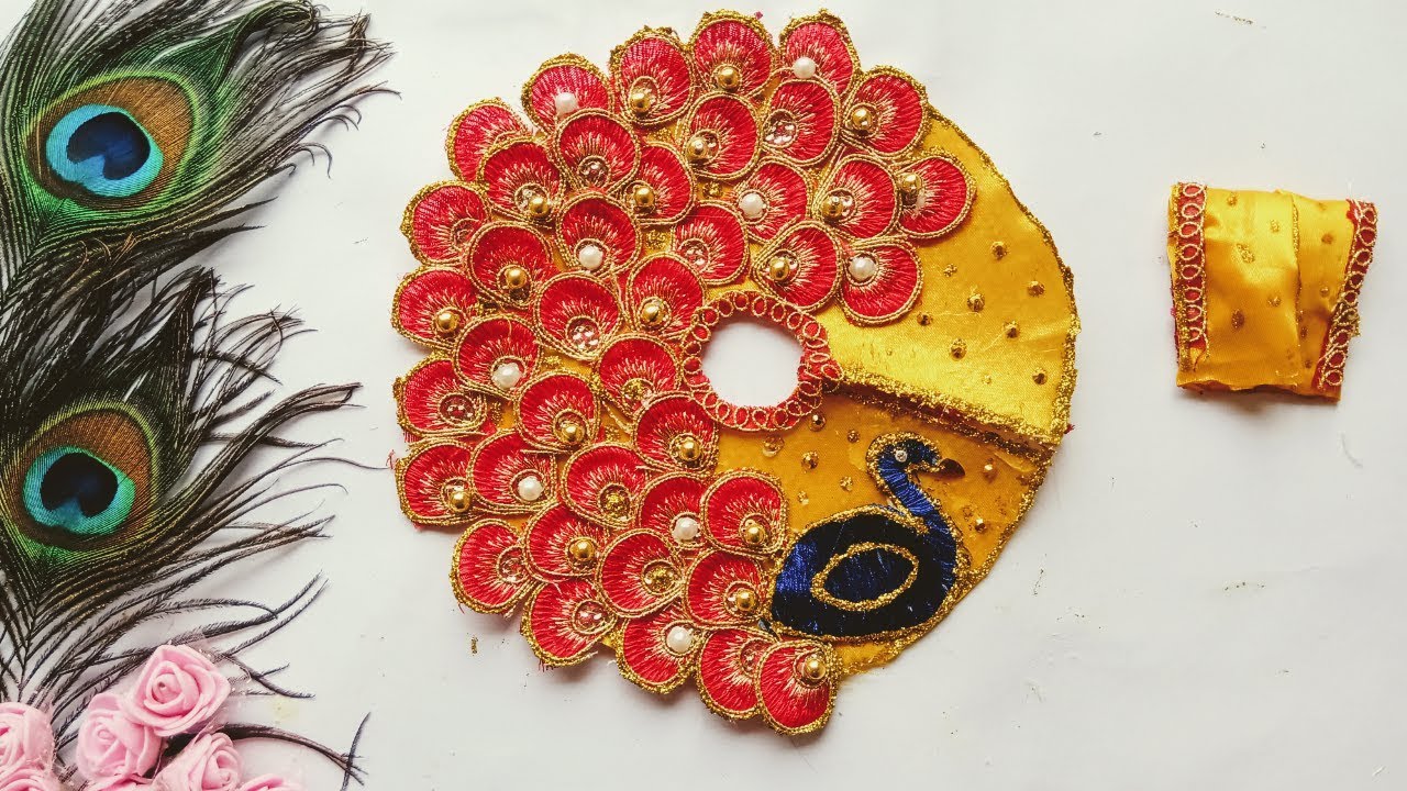 Very Easy /No Sew /Peacock  Dress for laddu Gopal || Lalji na vagha