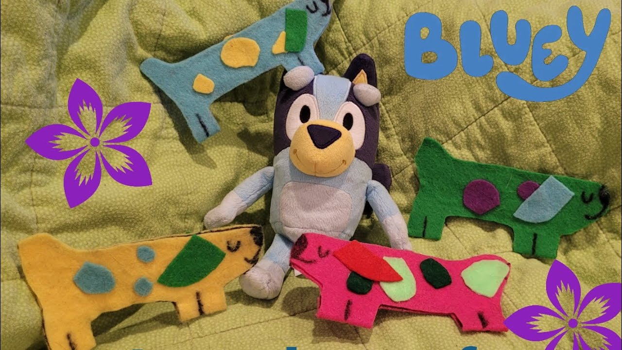 Bluey Long Dog craft! YouTube