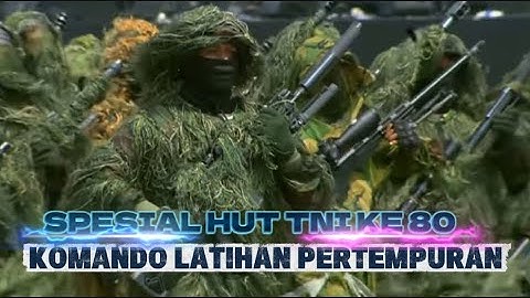 Lagu komando latihan pertempuran - spesial hut TNI ke 80