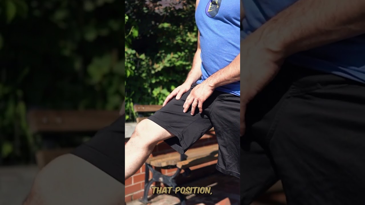 Outdoor Calf Stretch by Bench - Get Strong and Healthy Legs!