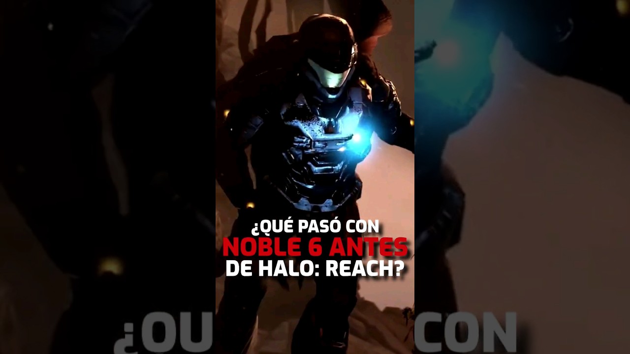 ¡Este era NOBLE 6 ANTES de la CAMPAÑA de HALO: REACH! - #short #halo #curiosidades #videojuegos