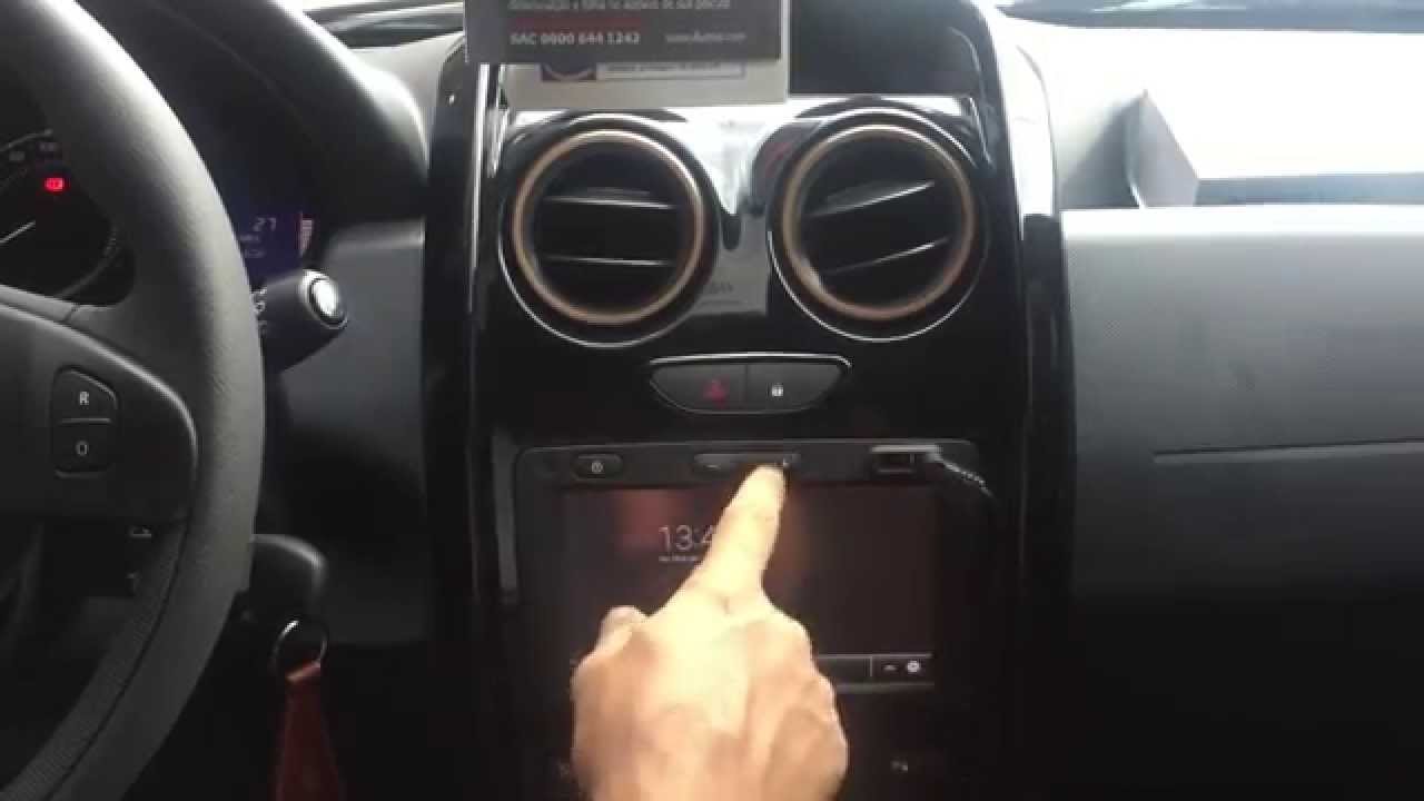 Duster - Desbloqueio + Espelhamento (WAZE) + Smartphone na tela original do veículo