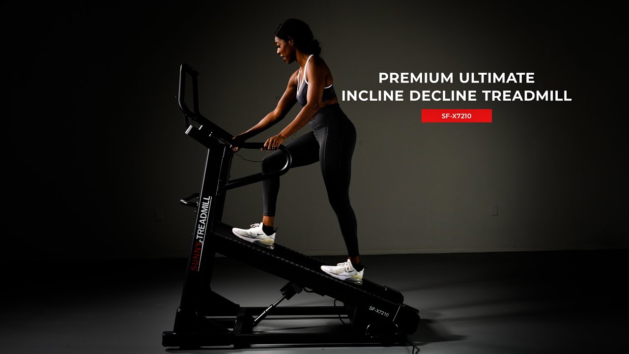 Sunny Health & Fitness Premium Ultimate Incline Decline Folding