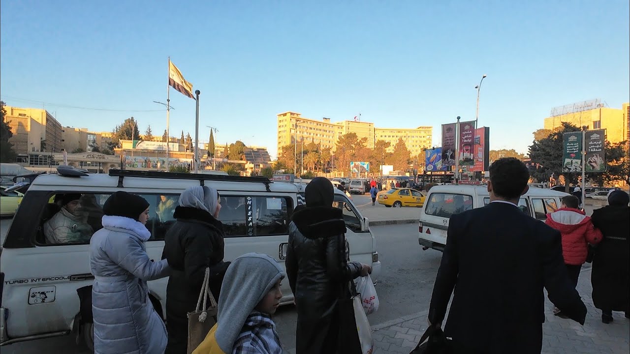 حلب جولة مشي ساحة الجامعة الى دوار الصخرةwalking tour from University Square to Al-Sakhra roundabout