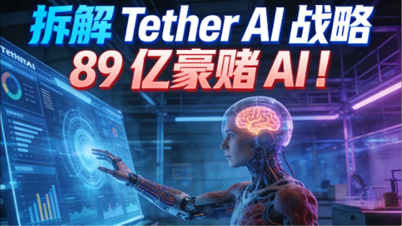 1.5 万亿储备输血 AI！Tether 从稳定币巨头到去中心化科技帝国的野心！如何用 USDT 打通加密与前沿科技！ AI  算力、脑机接口，要重构全球科技格局？